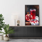 Vibrant juice wall art canvas decor for modern home interior