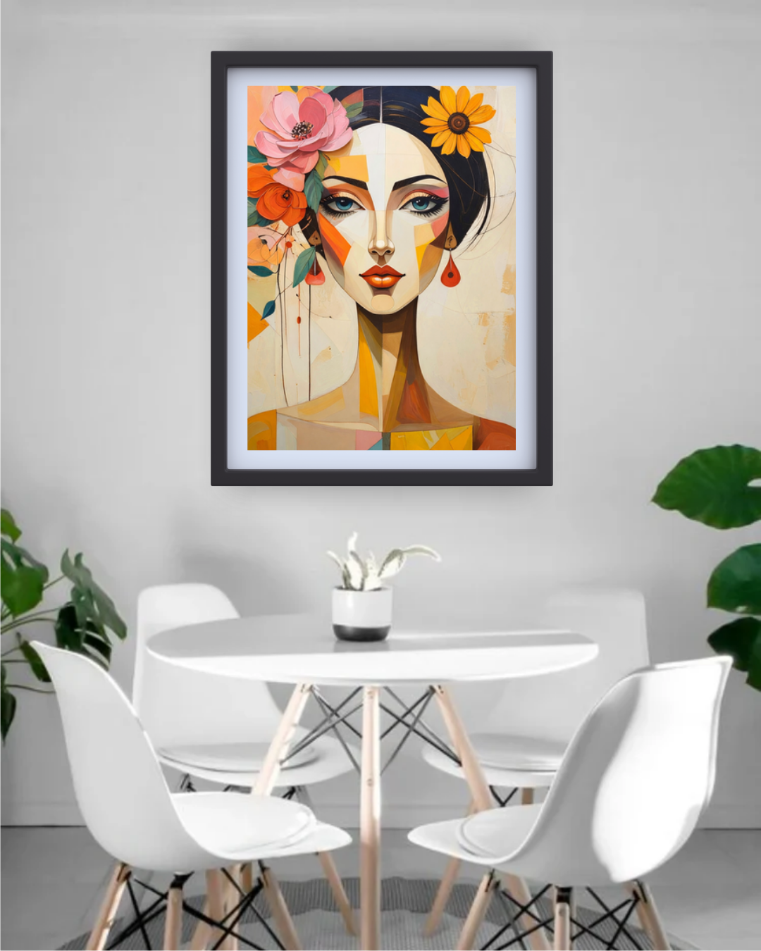 Modern Woman Portrait - Wall Art Canvas